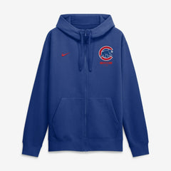 Royal Chicago Cubs Nike Primetime Lockup Full-Zip Hoodie