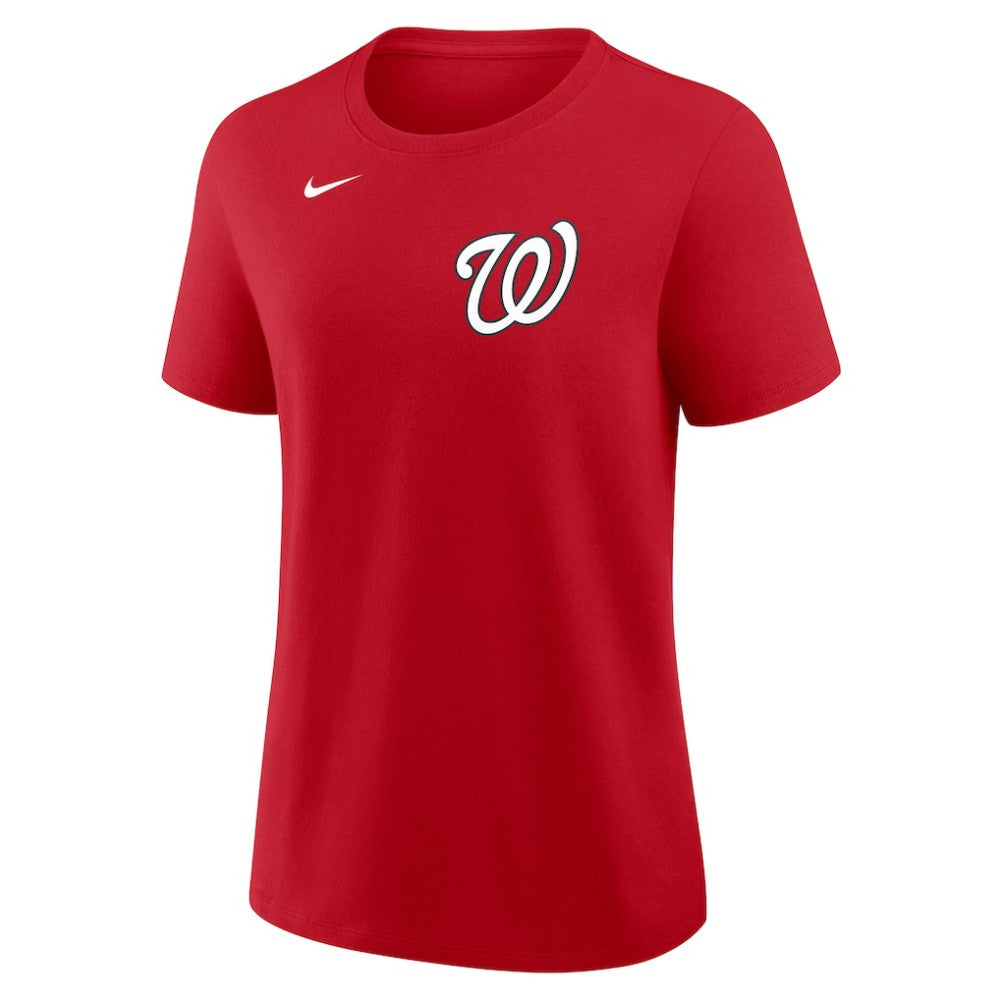 Red Dylan Crews Washington Nationals Nike Women's Name & Number T-Shirt