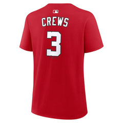 Red Dylan Crews Washington Nationals Nike Women's Name & Number T-Shirt