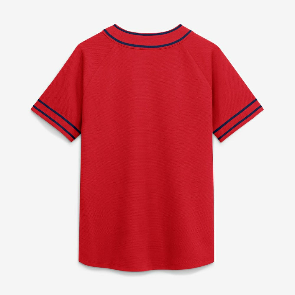 Red St. Louis Cardinals Fanatics Women's Diva Race Ahead Raglan V-Neck T-Shirt