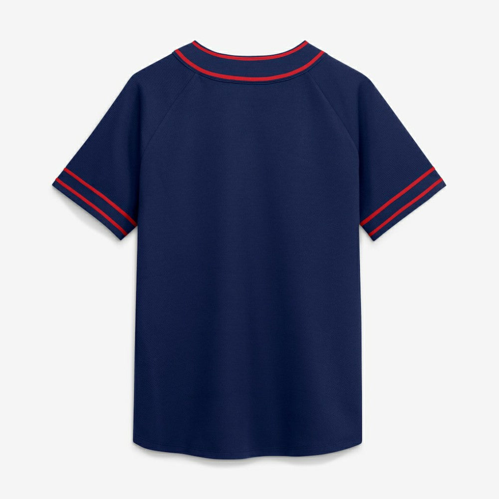 Navy Boston Red Sox Fanatics Women's Diva Race Ahead Raglan V-Neck T-Shirt