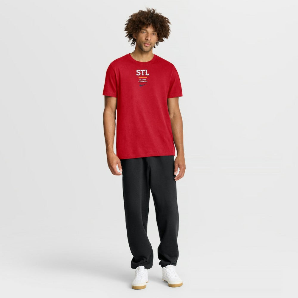 Red St. Louis Cardinals Nike City Connect 2-Hit T-Shirt