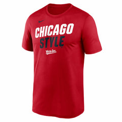 Red Chicago White Sox Nike City Connect Team Phrase Script Dri-FIT T-Shirt