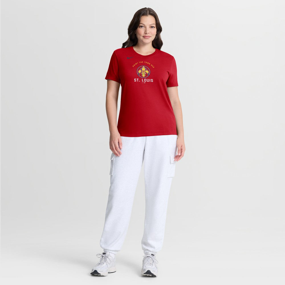 Red St. Louis Cardinals Nike Women's City Connect Arch T-Shirt