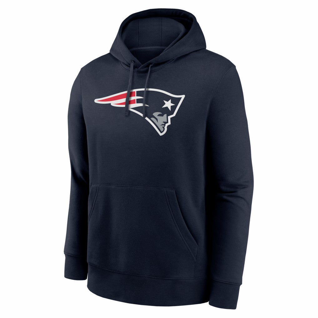 Drake Maye  Player Name & Number Fleece Hoodie - New England Patriots Hoodies