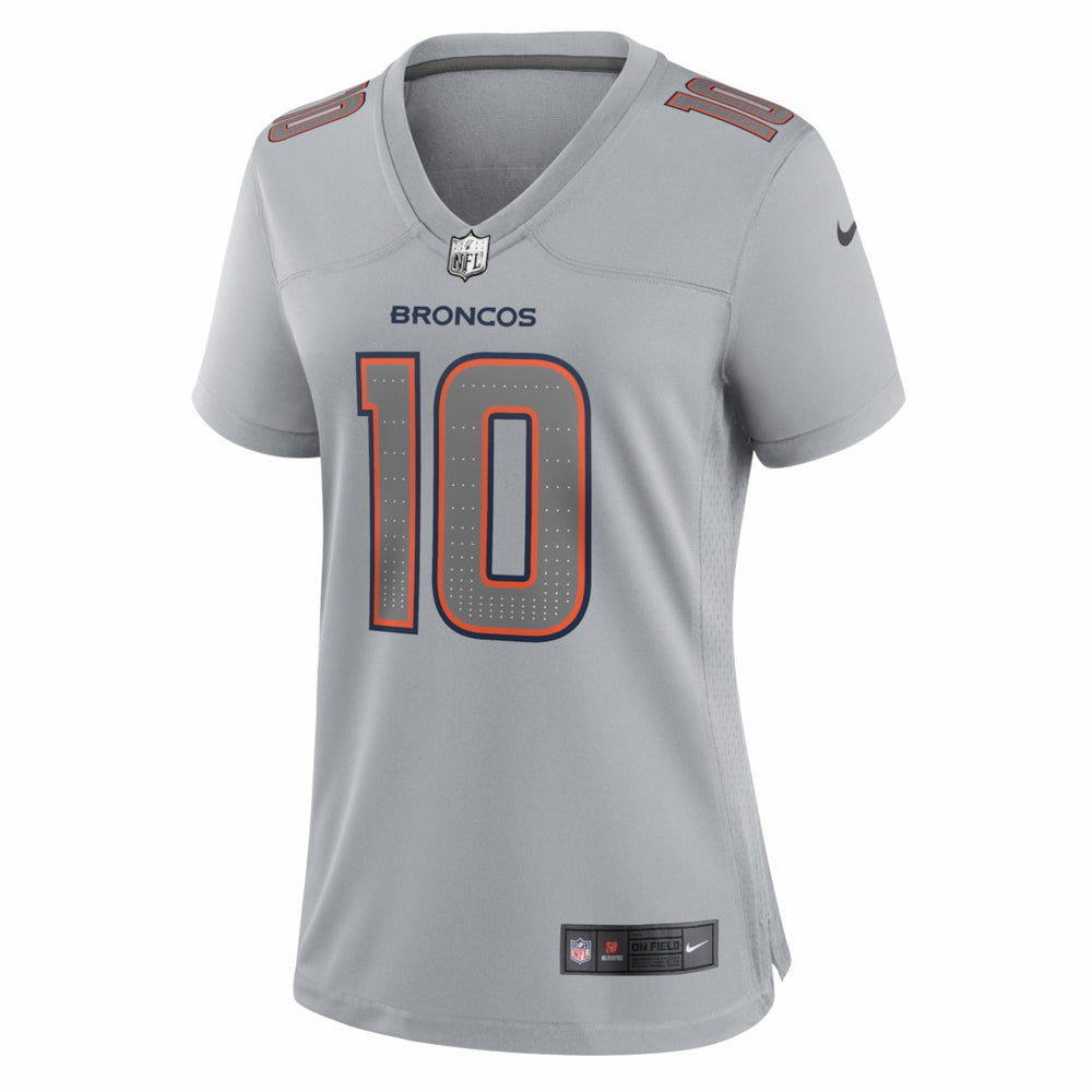 Bo Nix  Women's Fashion Atmosphere Fashion Game Jersey - Denver Broncos Jerseys