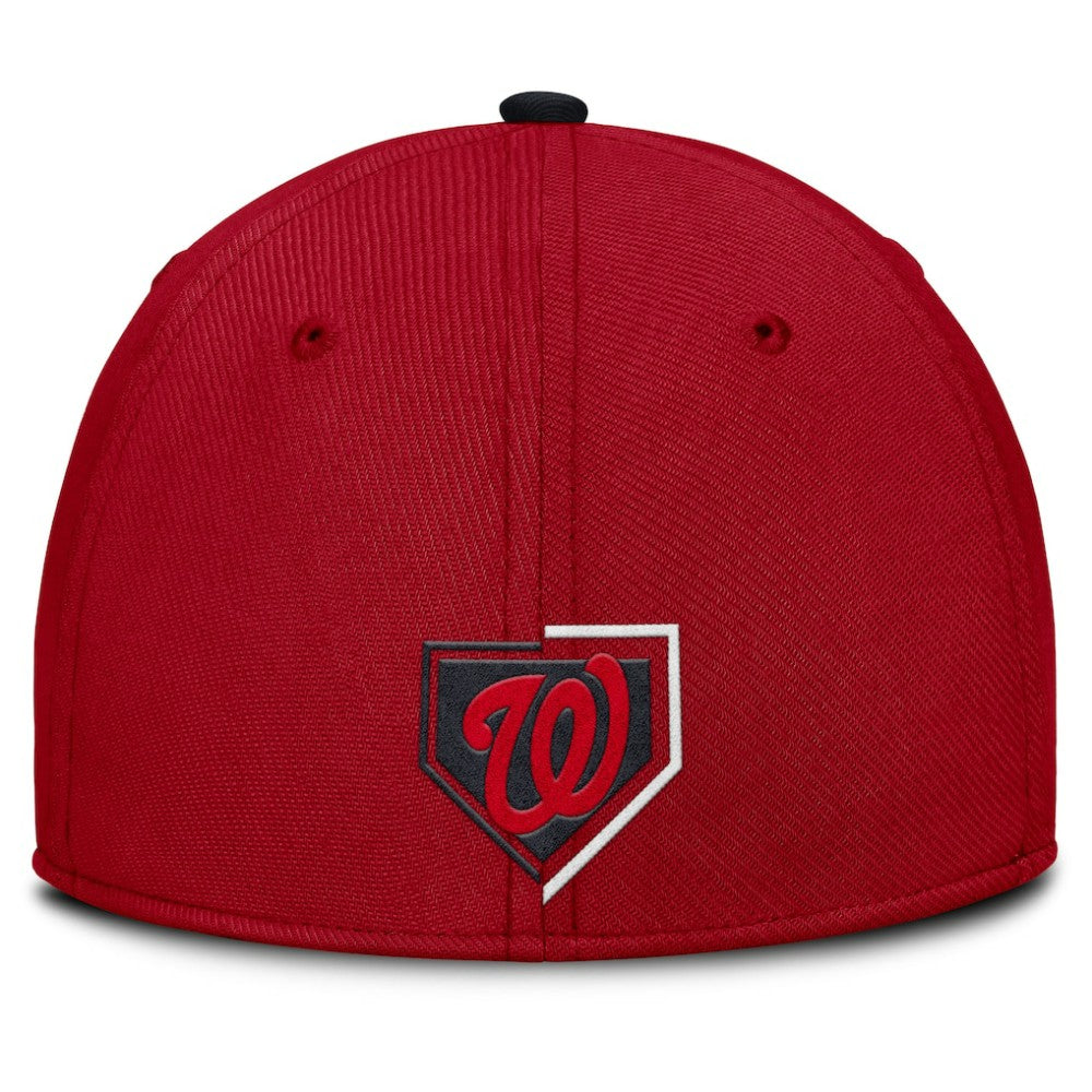 Red Washington Nationals Nike Primetime Rise Dri-FIT Flex Hat