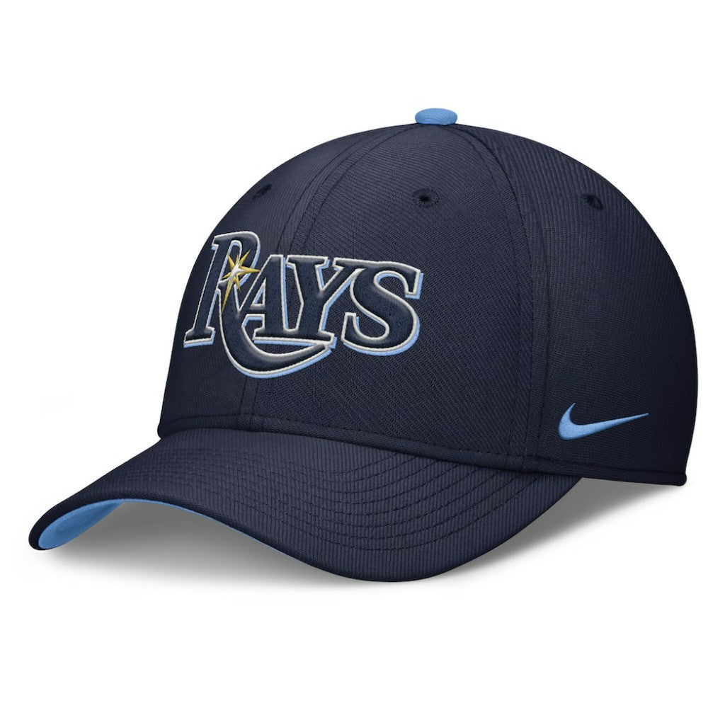 Navy Tampa Bay Rays Nike Primetime Rise Dri-FIT Flex Hat