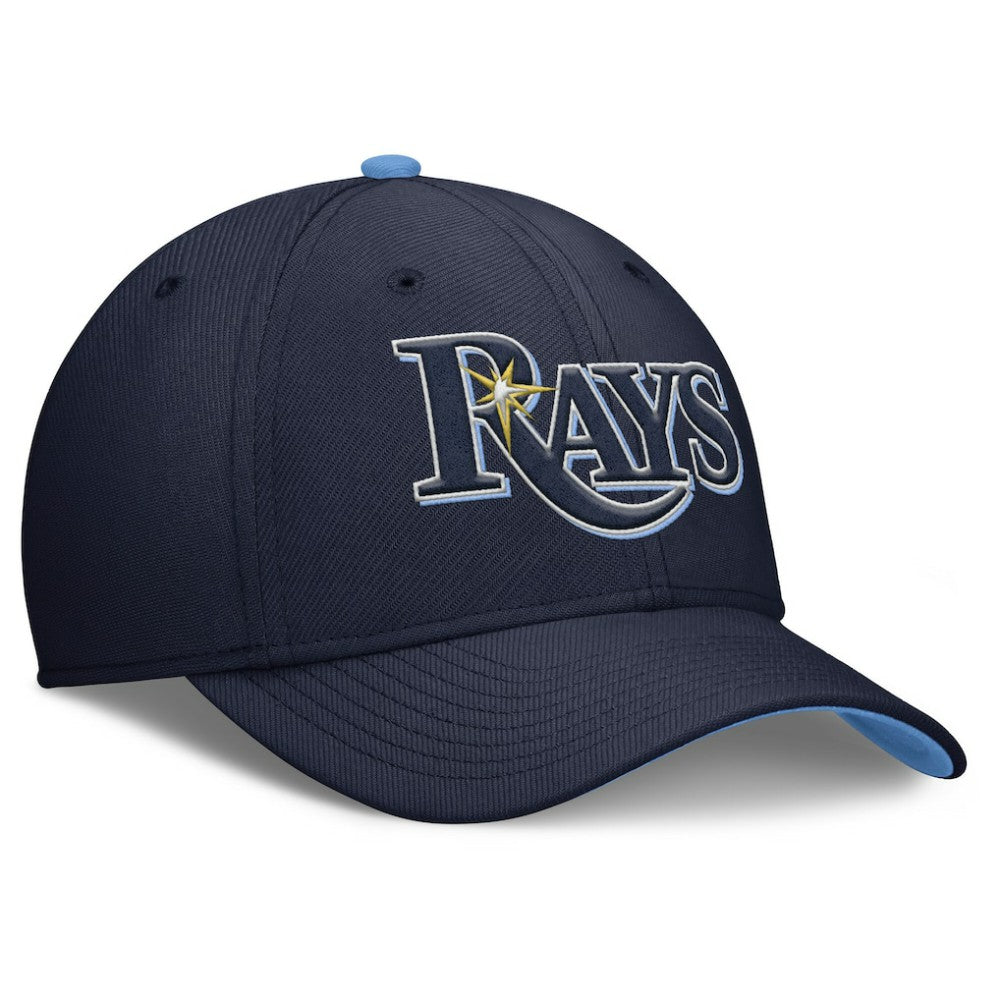 Navy Tampa Bay Rays Nike Primetime Rise Dri-FIT Flex Hat