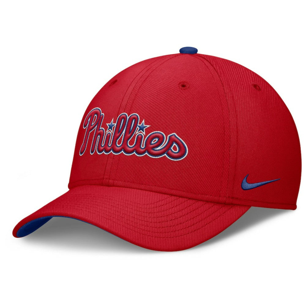 Red Philadelphia Phillies Nike Primetime Rise Dri-FIT Flex Hat