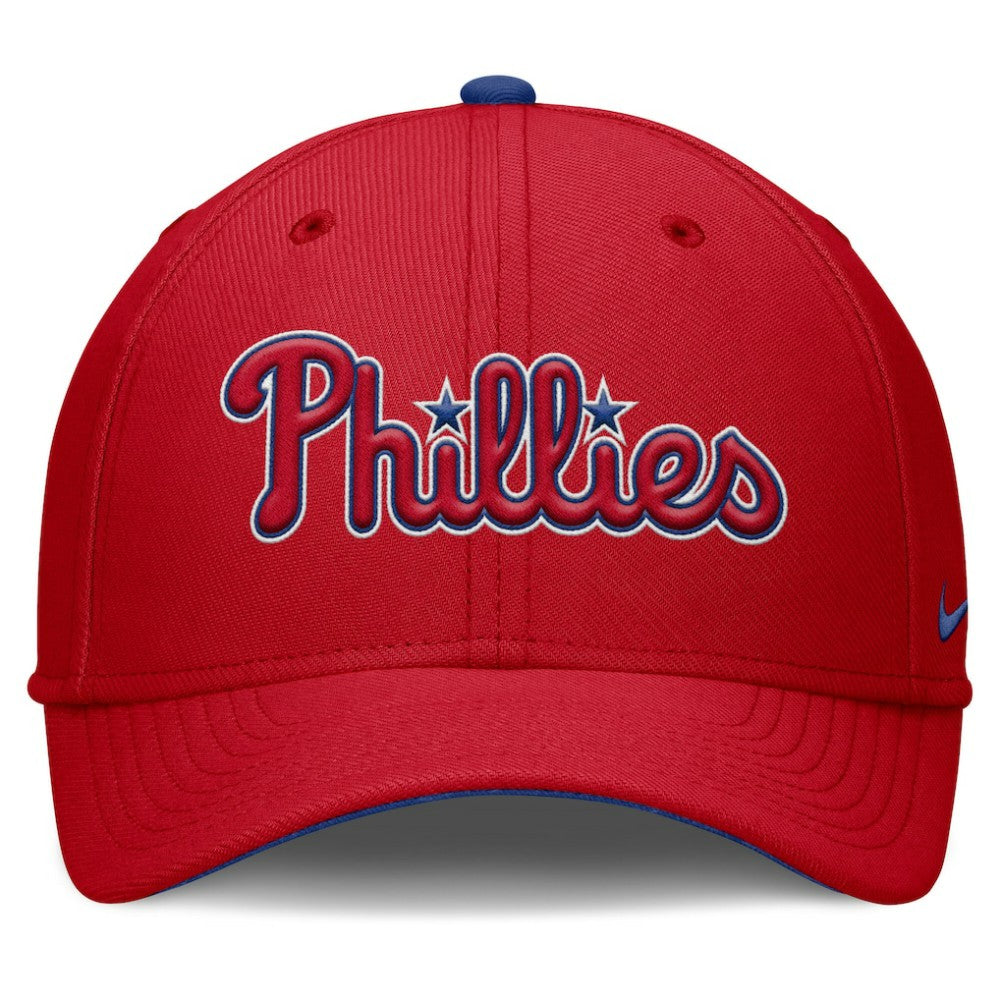 Red Philadelphia Phillies Nike Primetime Rise Dri-FIT Flex Hat