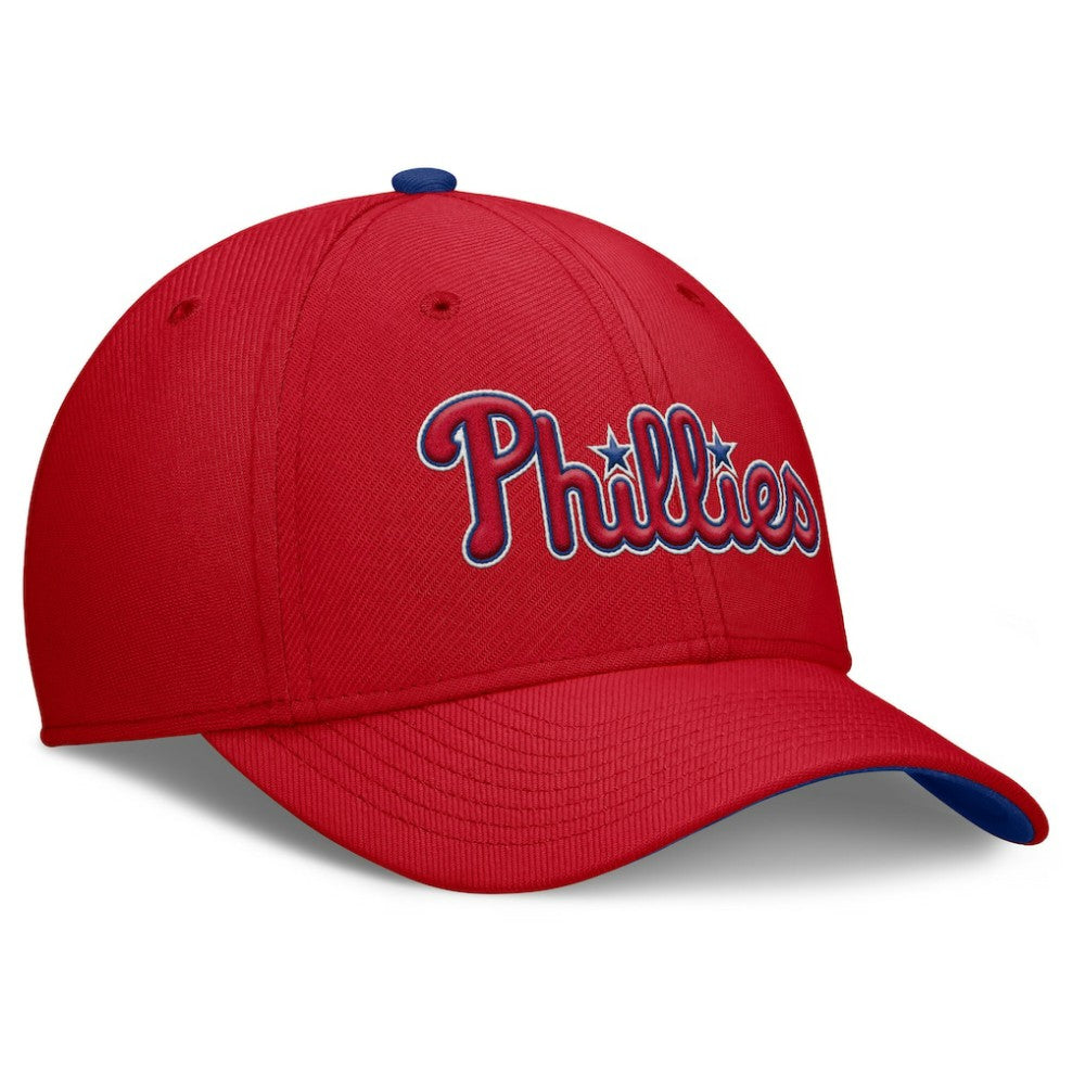 Red Philadelphia Phillies Nike Primetime Rise Dri-FIT Flex Hat