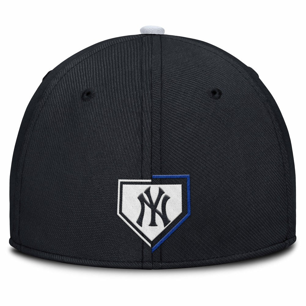 Navy New York Yankees Nike Primetime Rise Dri-FIT Flex Hat