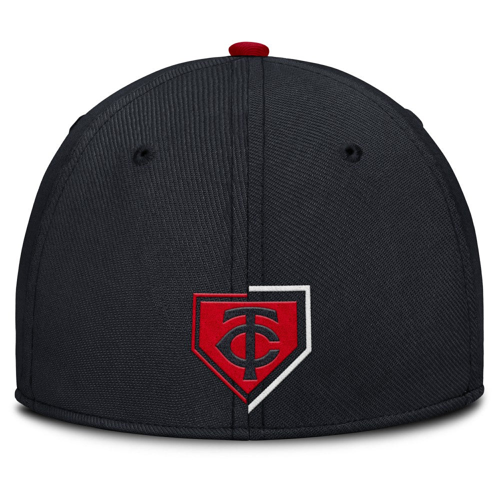 Navy Minnesota Twins Nike Primetime Rise Dri-FIT Flex Hat