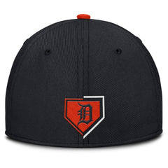 Navy Detroit Tigers Nike Primetime Rise Dri-FIT Flex Hat