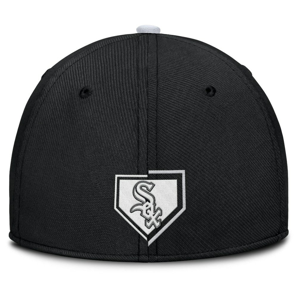 Black Chicago White Sox Nike Primetime Rise Dri-FIT Flex Hat
