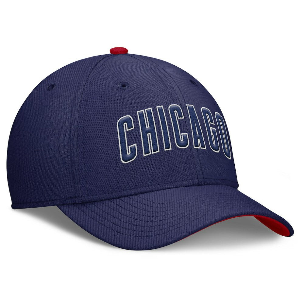 Royal Chicago Cubs Nike Primetime Rise Dri-FIT Flex Hat