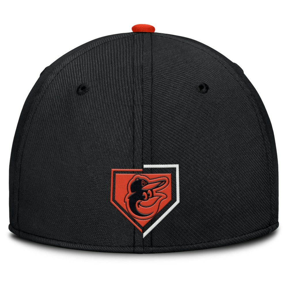 Black Baltimore Orioles Nike Primetime Rise Dri-FIT Flex Hat