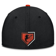 Black Baltimore Orioles Nike Primetime Rise Dri-FIT Flex Hat