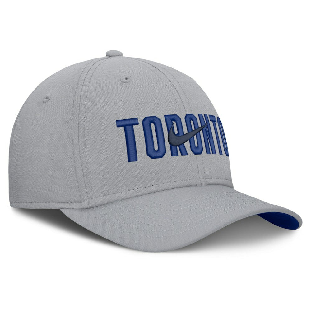 Gray Toronto Blue Jays Nike Primetime Rise Dri-FIT Flex Hat