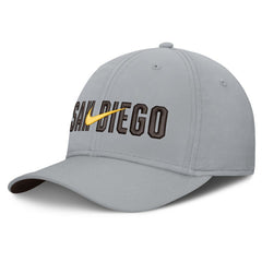 Gray San Diego Padres Nike Primetime Rise Dri-FIT Flex Hat