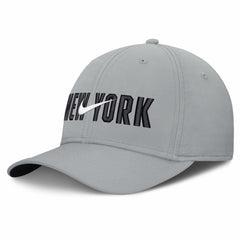 Gray New York Yankees Nike Primetime Rise Dri-FIT Flex Hat