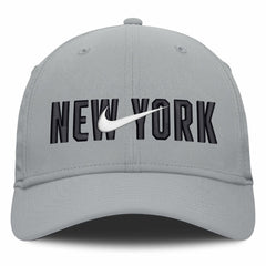 Gray New York Yankees Nike Primetime Rise Dri-FIT Flex Hat
