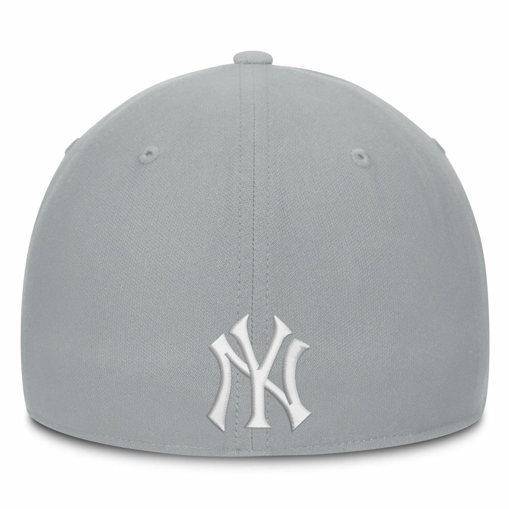 Gray New York Yankees Nike Primetime Rise Dri-FIT Flex Hat