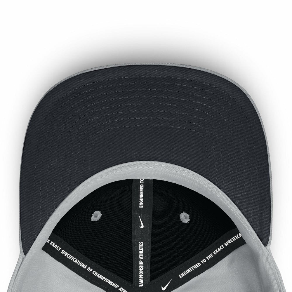 Gray New York Yankees Nike Primetime Rise Dri-FIT Flex Hat