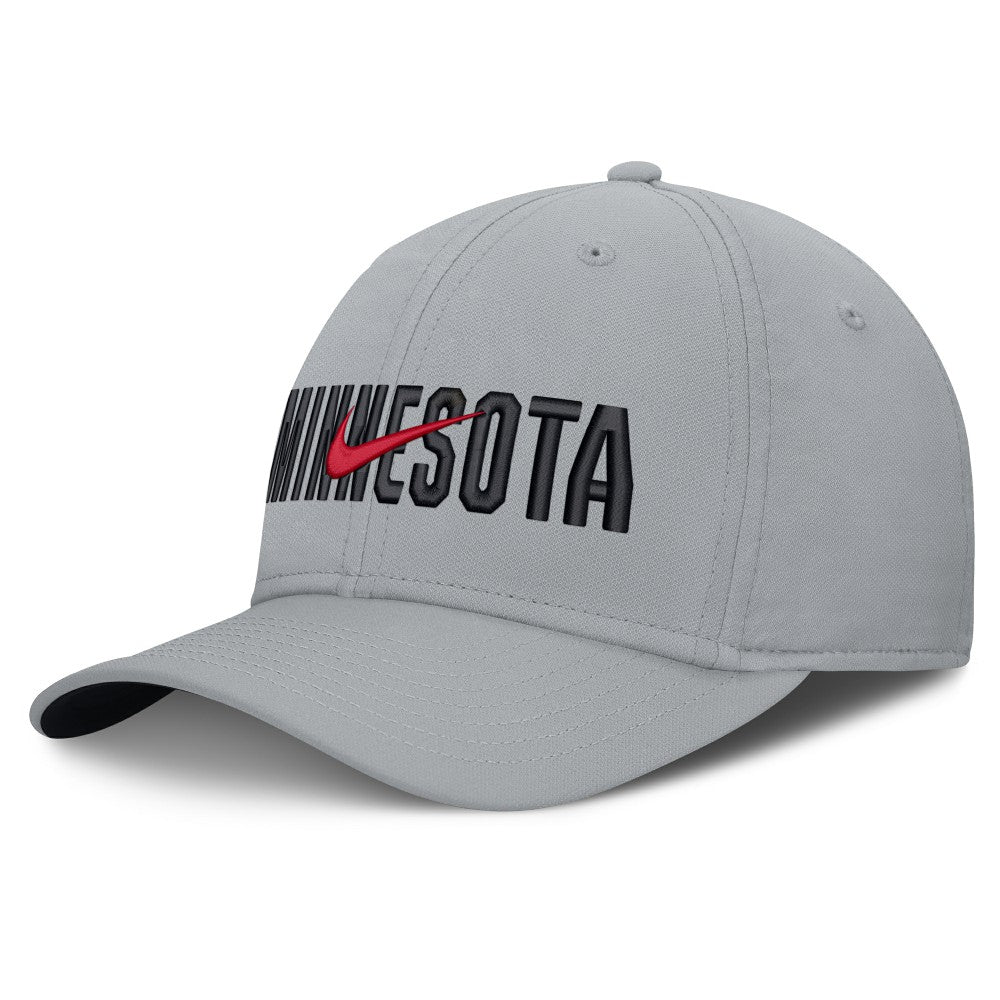 Gray Minnesota Twins Nike Primetime Rise Dri-FIT Flex Hat
