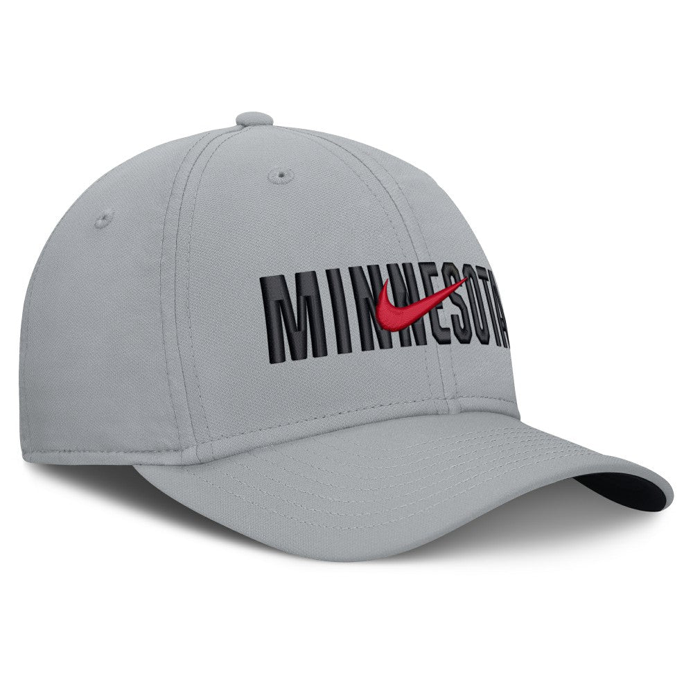 Gray Minnesota Twins Nike Primetime Rise Dri-FIT Flex Hat