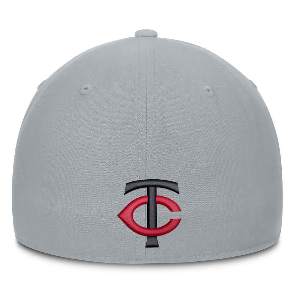 Gray Minnesota Twins Nike Primetime Rise Dri-FIT Flex Hat