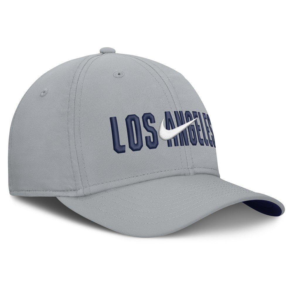 Gray Los Angeles Dodgers Nike Primetime Rise Dri-FIT Flex Hat