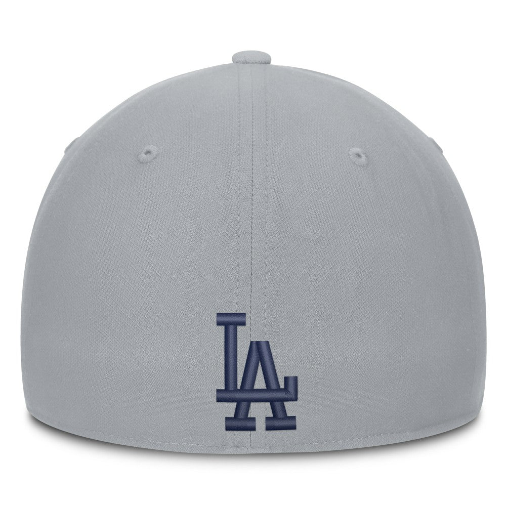 Gray Los Angeles Dodgers Nike Primetime Rise Dri-FIT Flex Hat