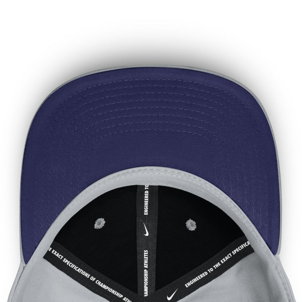 Gray Chicago Cubs Nike Primetime Rise Dri-FIT Flex Hat