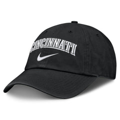 Black Cincinnati Reds Nike Primetime Club Adjustable Hat