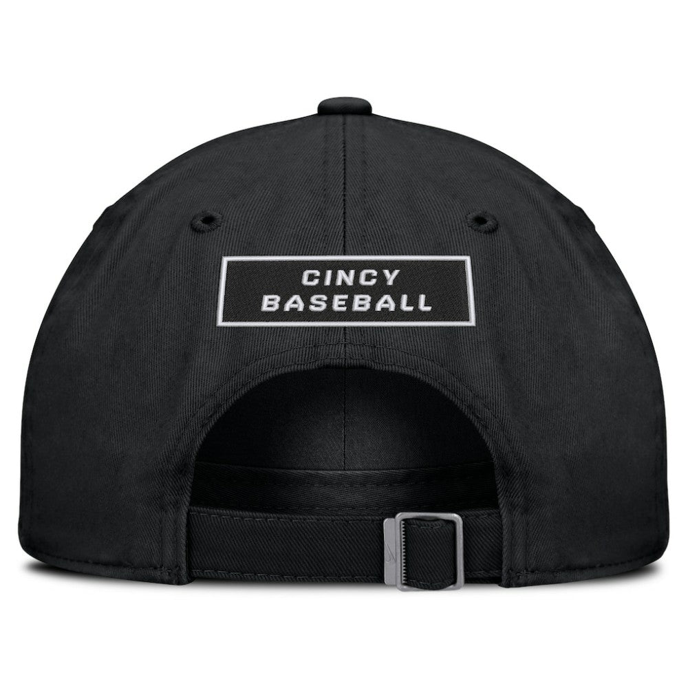 Black Cincinnati Reds Nike Primetime Club Adjustable Hat