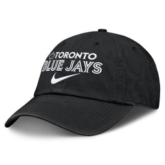 Black Toronto Blue Jays Nike Primetime Club Adjustable Hat