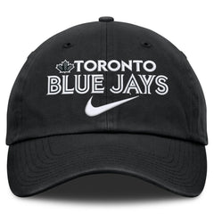 Black Toronto Blue Jays Nike Primetime Club Adjustable Hat