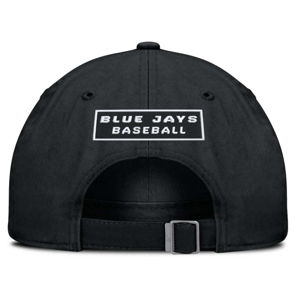 Black Toronto Blue Jays Nike Primetime Club Adjustable Hat