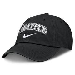 Black Seattle Mariners Nike Primetime Club Adjustable Hat