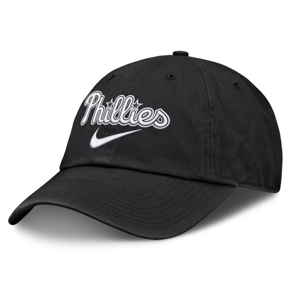 Black Philadelphia Phillies Nike Primetime Club Adjustable Hat