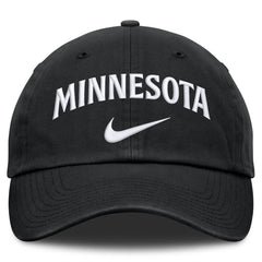 Black Minnesota Twins Nike Primetime Club Adjustable Hat