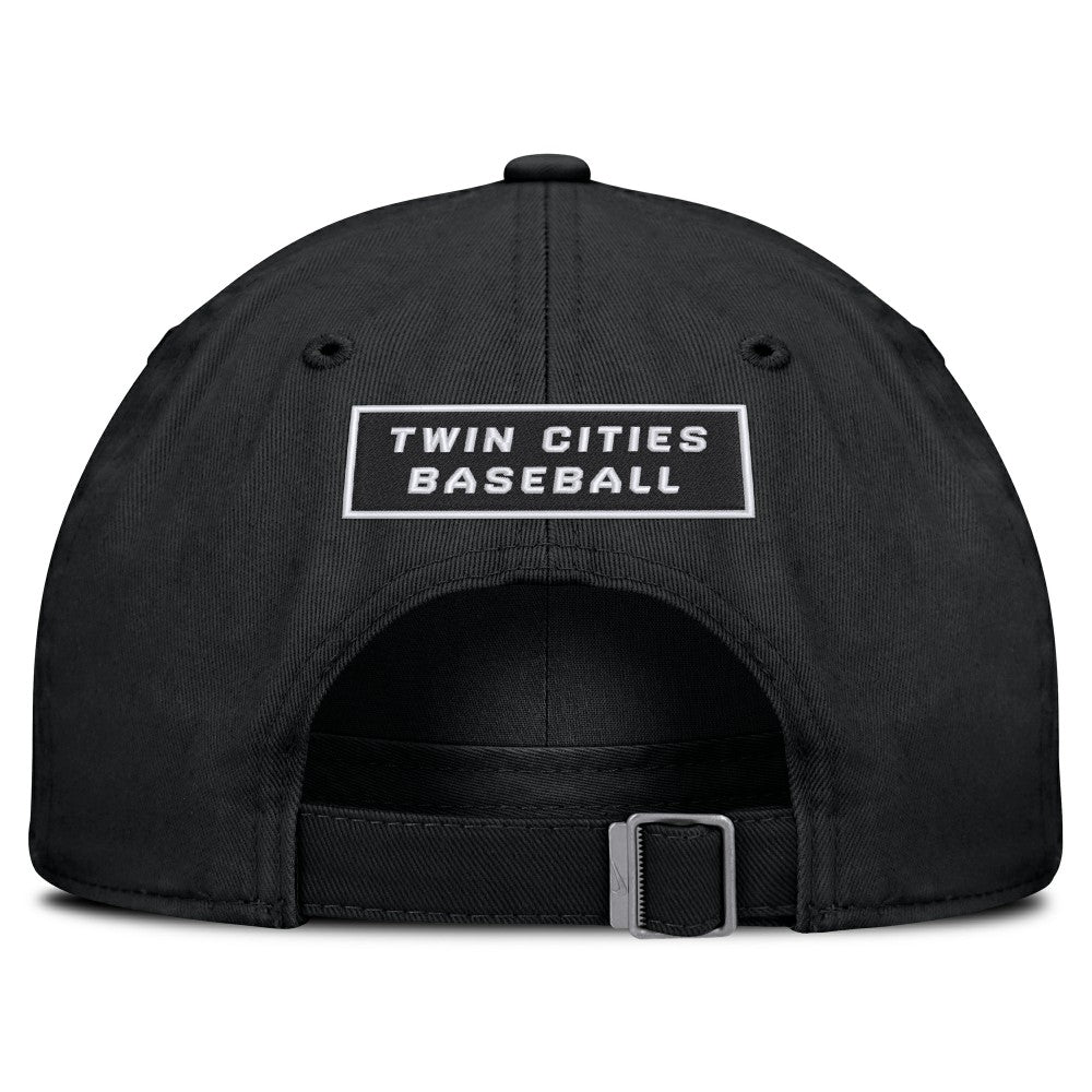 Black Minnesota Twins Nike Primetime Club Adjustable Hat