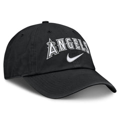 Black Los Angeles Angels Nike Primetime Club Adjustable Hat