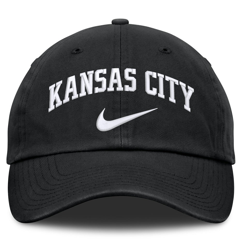 Black Kansas City Royals Nike Primetime Club Adjustable Hat
