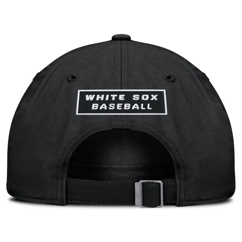 Black Chicago White Sox Nike Primetime Club Adjustable Hat