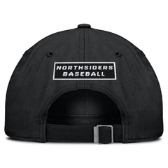 Black Chicago Cubs Nike Primetime Club Adjustable Hat