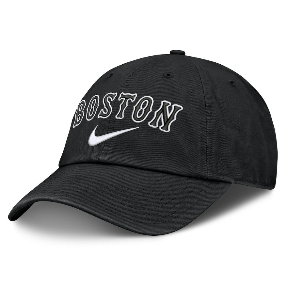 Black Boston Red Sox Nike Primetime Club Adjustable Hat