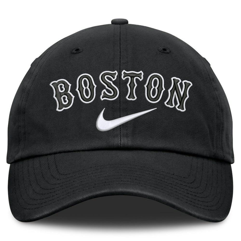 Black Boston Red Sox Nike Primetime Club Adjustable Hat